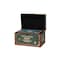 Baxton Studio Sabeen Vintage Parisian Faux Leather and Wood 2-Piece Storage Trunk Set 246-13723-ZORO - alternate 3